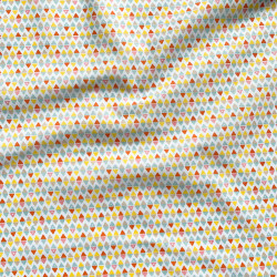 Algodón estampado ARLYMINI Blanco / Tutti Frutti